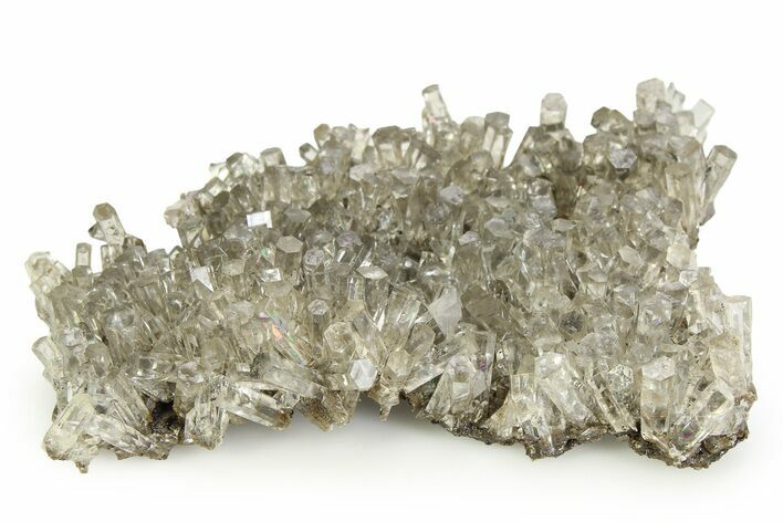 Glassy Hexagonal Calcite Crystal Cluster - China #351376